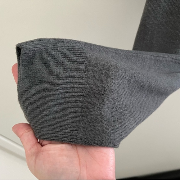 Sag Harbor XL Women’s Grey Long Sleeve Sweater - Picture 4 of 10